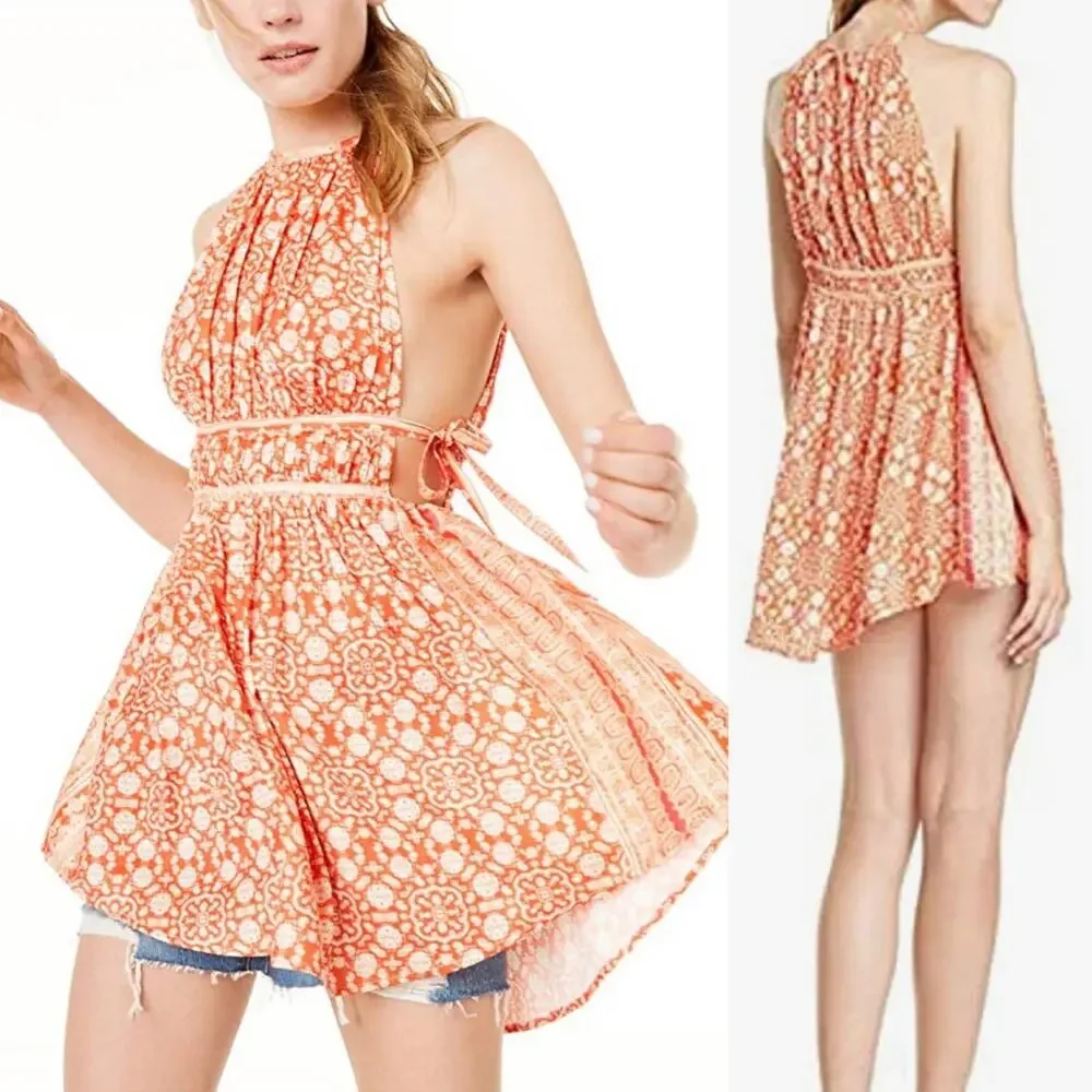 Free People Midsummer Day Mini Dress Size Medium